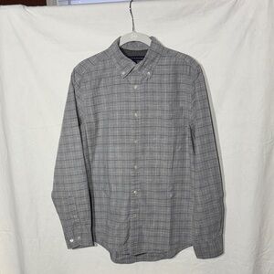 Tommy Hilfiger Men's Gray Checkered Shirt